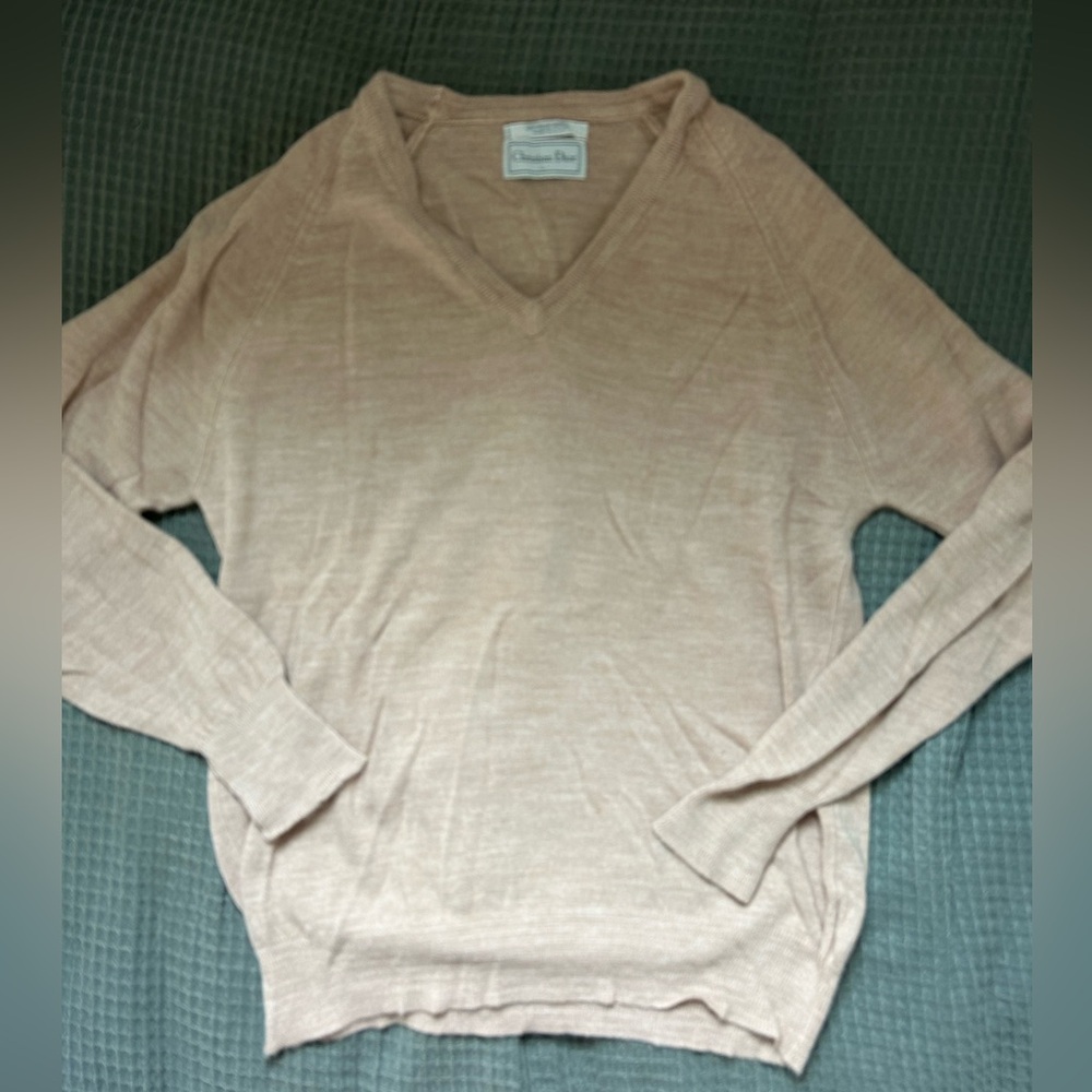 Men’s Vintage Christian Dior V Neck Sweater